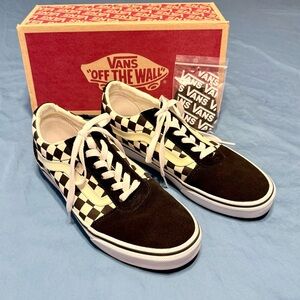 Vans Classic Black and White Checkerboard Sneakers